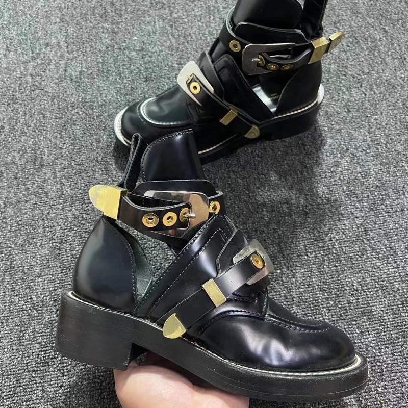 balenciaga 經典金屬靴 黑色 巴黎世家-4