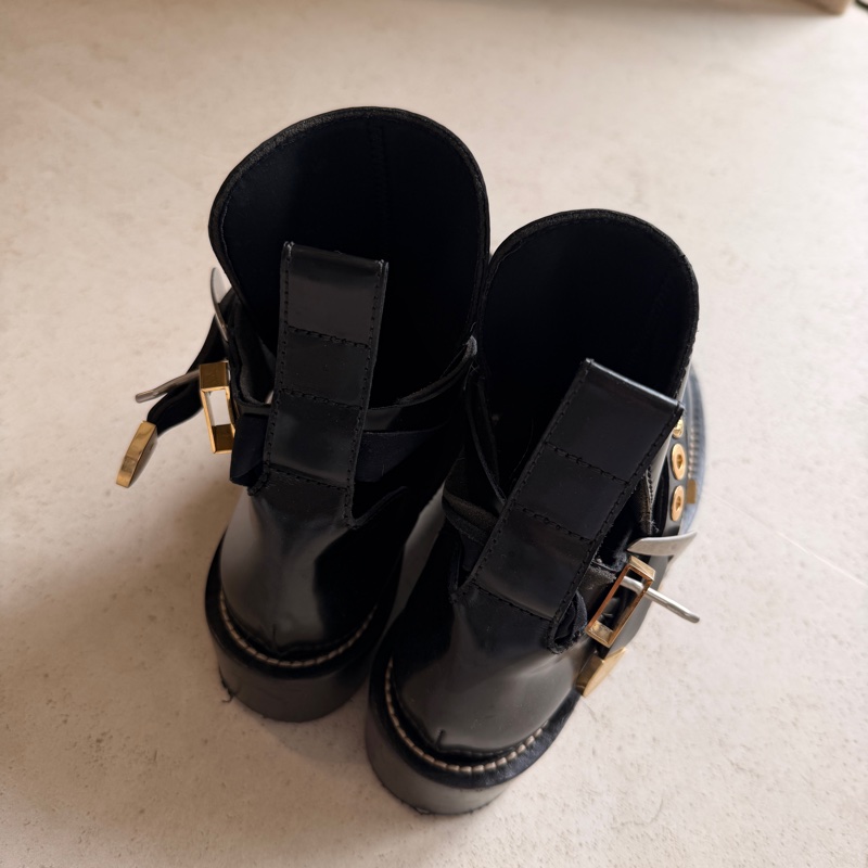 balenciaga 經典金屬靴 黑色 巴黎世家-5