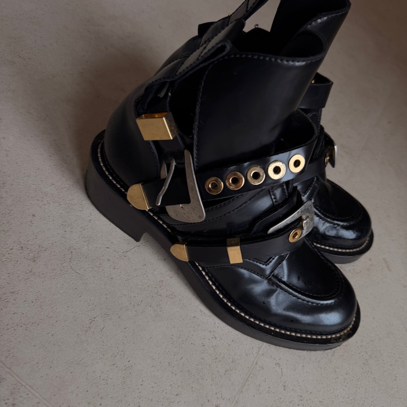 balenciaga 經典金屬靴 黑色 巴黎世家-6