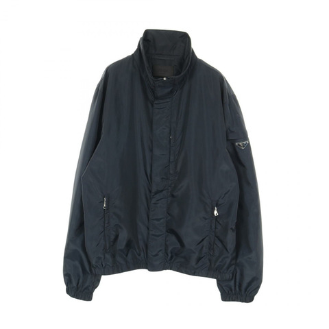 PRADA 海軍藍聚酯短版外套 #52 二手男款