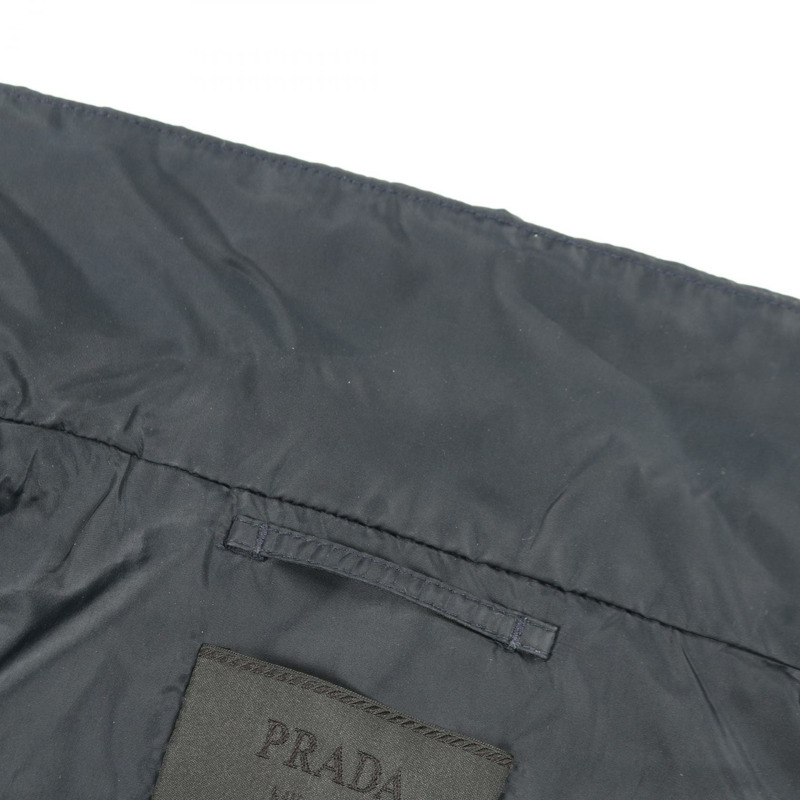 PRADA 海軍藍聚酯短版外套 #52 二手男款-5