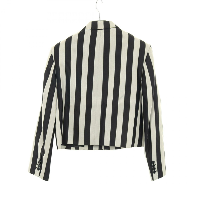 CELINE 訂製西裝外套 2V159882C 羊毛真絲混紡 灰色/黑色 #46 二手 男款-1