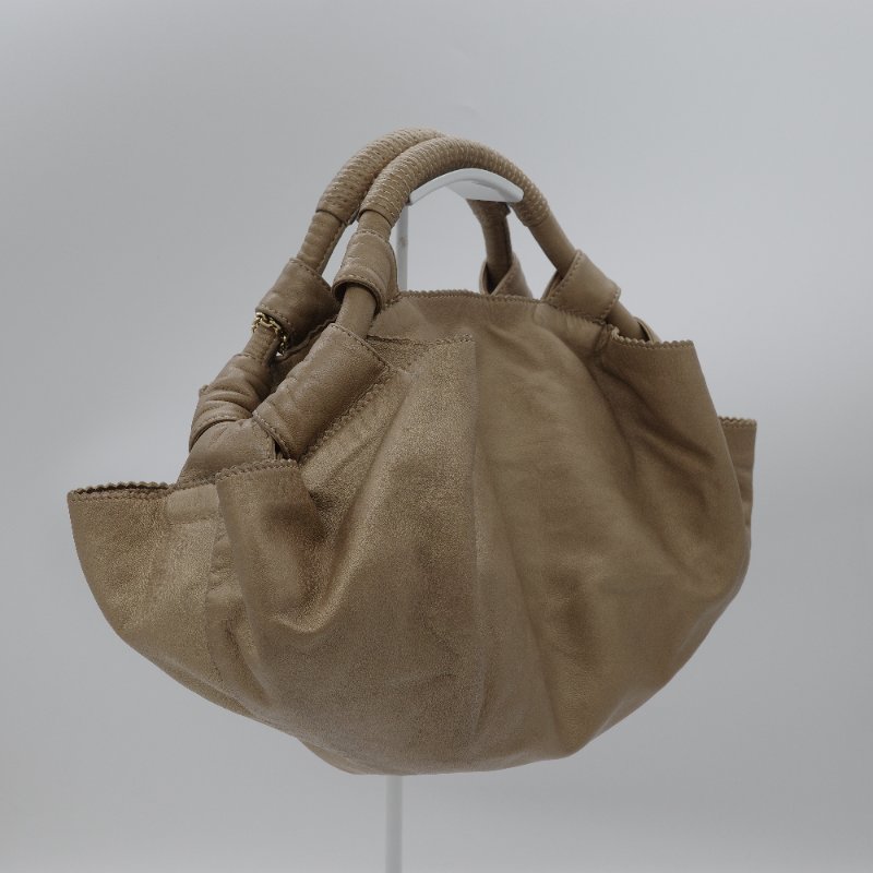 Loewe 羅威 Nappa Aire 金色 羊皮革 手提包 吊飾金色 柔軟小羊皮 空氣包-2