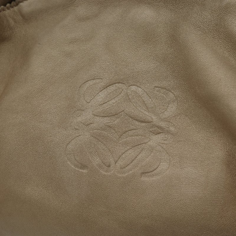 Loewe 羅威 Nappa Aire 金色 羊皮革 手提包 吊飾金色 柔軟小羊皮 空氣包-12