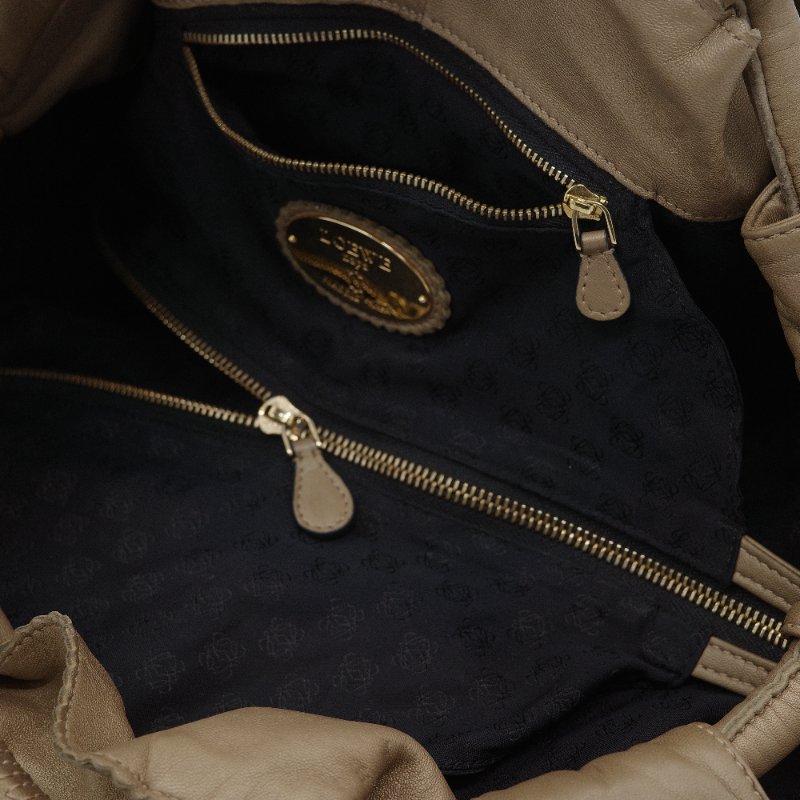 Loewe 羅威 Nappa Aire 金色 羊皮革 手提包 吊飾金色 柔軟小羊皮 空氣包-16