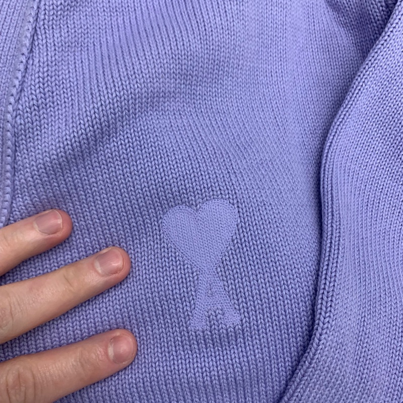 ami紫色💜羊毛開衫 特價🉐-2