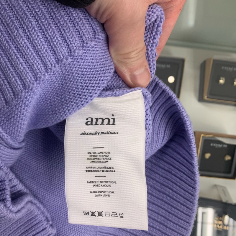 ami紫色💜羊毛開衫 特價🉐-4
