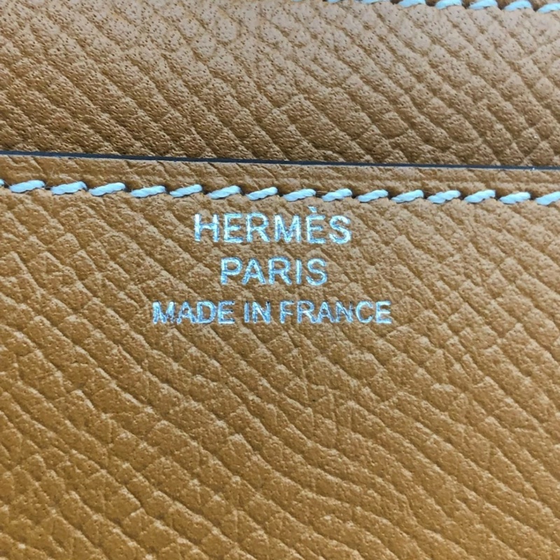 Hermes愛馬仕康康 constance 錢包金棕色銀扣e皮，加一個肩帶秒變to go ，A刻，尺寸20.5cm x 13cm x 2cm-9