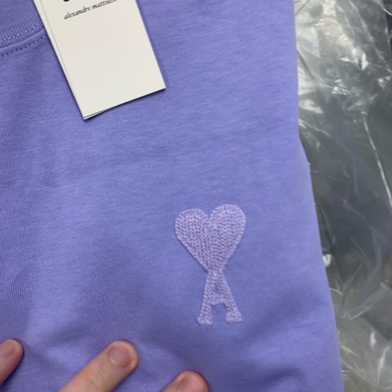 ami紫色💜短tee size s m  L XL   全新-1