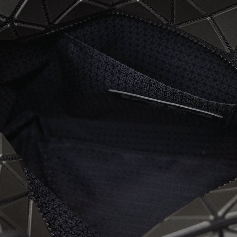 Issey Miyake 三宅一生 Bao Bao Loop 灰色 槍灰色 金屬 黑色繩帶 肩背包-9