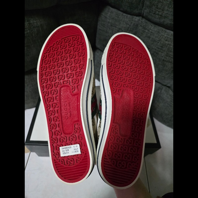 [全新]Gucci 經典老花休閒鞋 8+-4