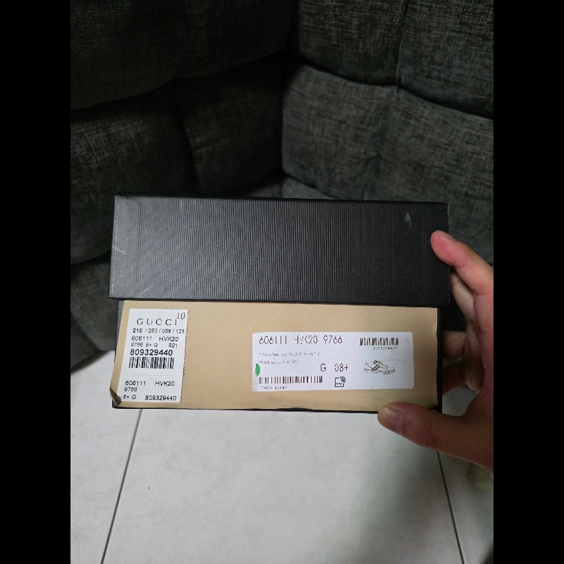 [全新]Gucci 經典老花休閒鞋 8+-5