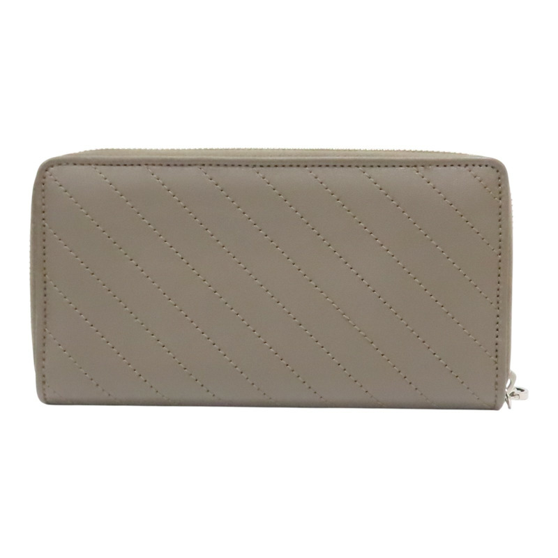 棕色 牛皮 拉鍊長夾 760312【GUCCI 古馳】 760312-1