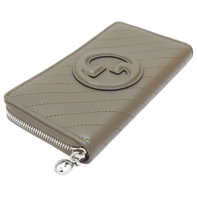 棕色 牛皮 拉鍊長夾 760312【GUCCI 古馳】 760312-2