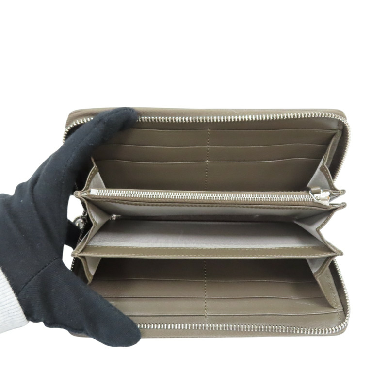 棕色 牛皮 拉鍊長夾 760312【GUCCI 古馳】 760312-4