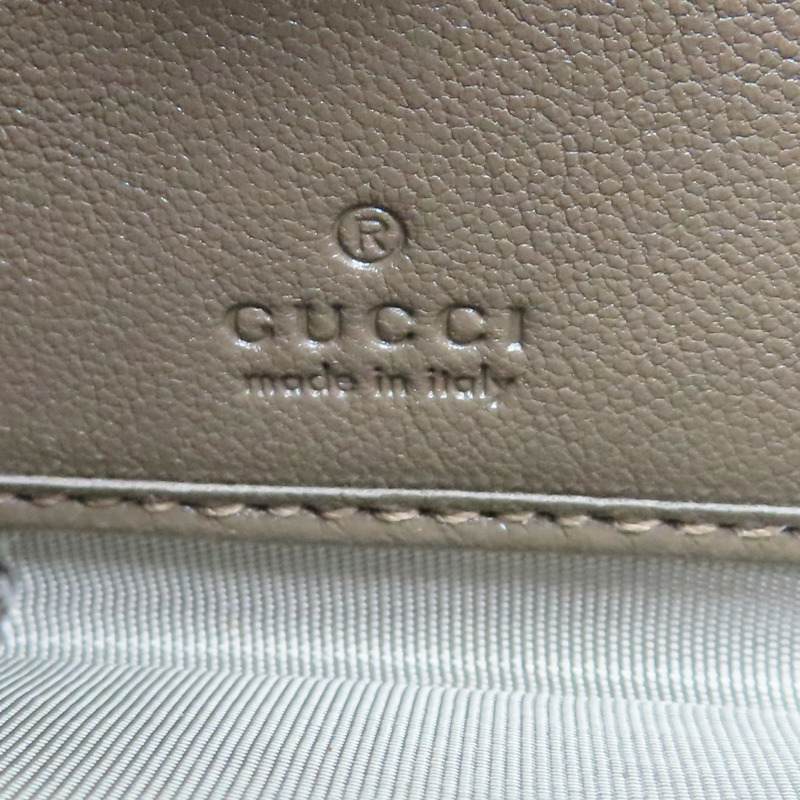 棕色 牛皮 拉鍊長夾 760312【GUCCI 古馳】 760312-6