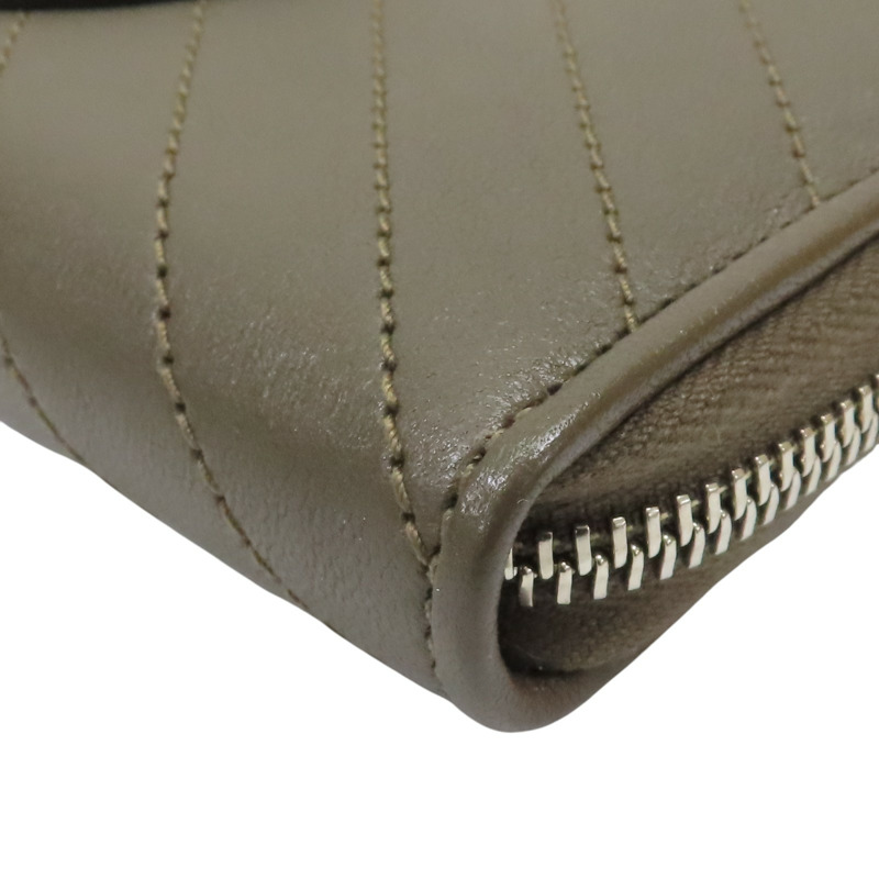 棕色 牛皮 拉鍊長夾 760312【GUCCI 古馳】 760312-10