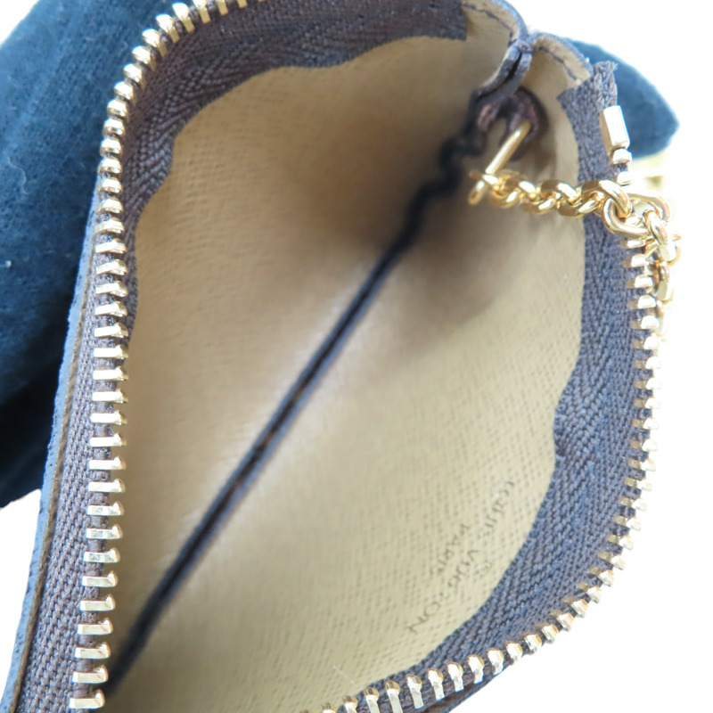 棕色 原花帆布 Pochette Cle 零錢包 M62650【LOUIS VUITTON LV 路易威登】 M62650-4
