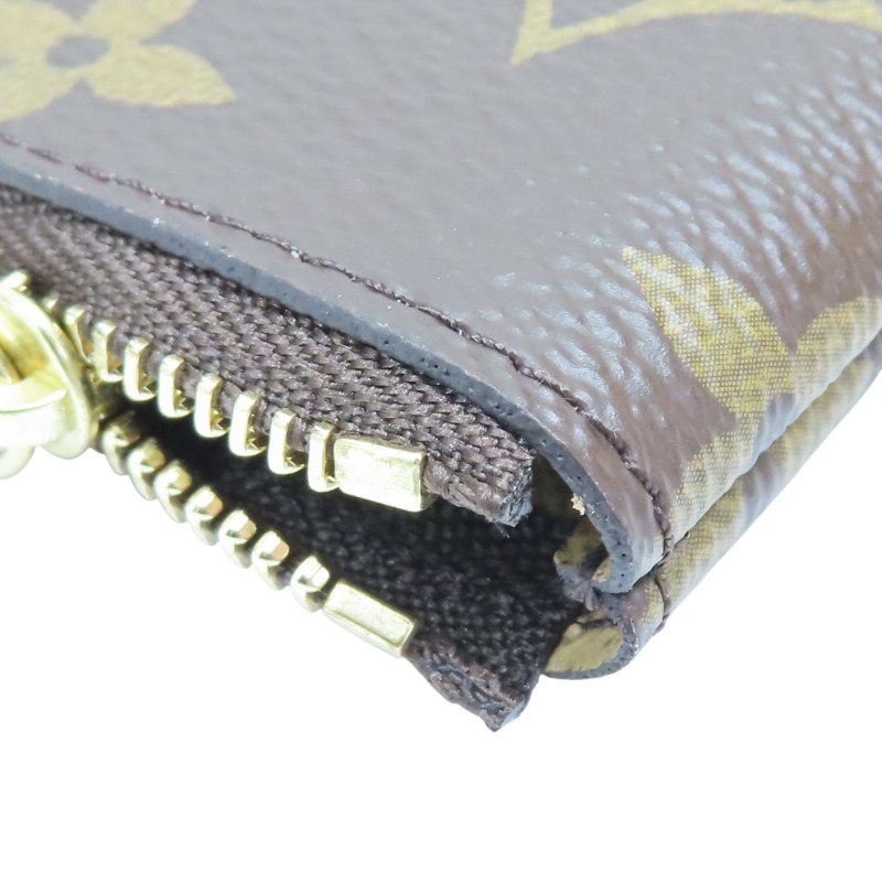 棕色 原花帆布 Pochette Cle 零錢包 M62650【LOUIS VUITTON LV 路易威登】 M62650-11