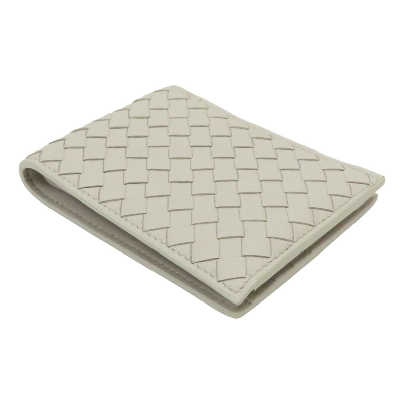 米色 編織羊皮 短夾【BOTTEGA VENETA 寶緹嘉】-3