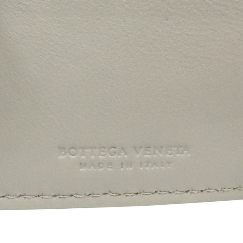 米色 編織羊皮 短夾【BOTTEGA VENETA 寶緹嘉】-8