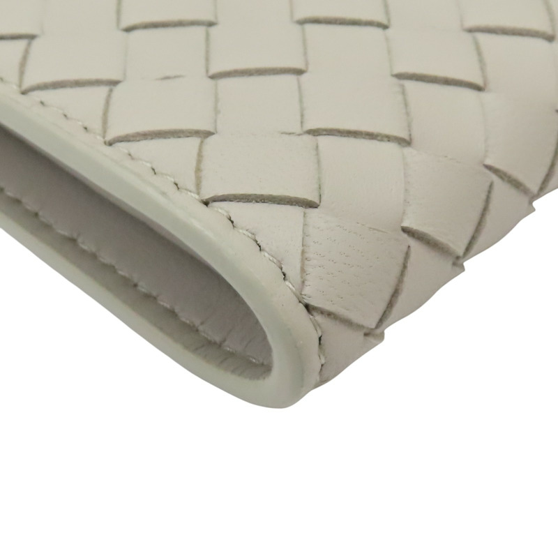 米色 編織羊皮 短夾【BOTTEGA VENETA 寶緹嘉】-12