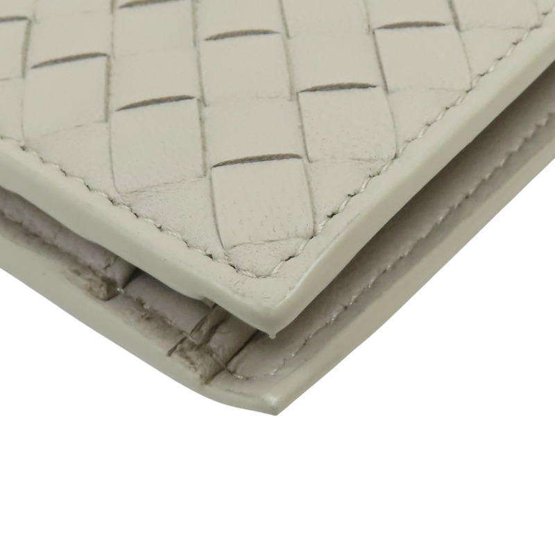 米色 編織羊皮 短夾【BOTTEGA VENETA 寶緹嘉】-13