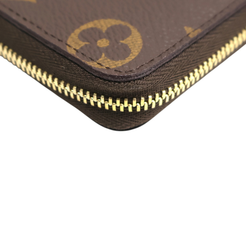 棕色 原花帆布 拉鍊 零錢包 M60067【LOUIS VUITTON LV 路易威登】 M60067-11