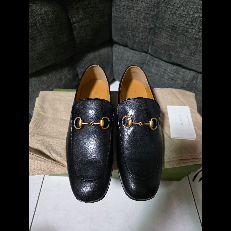 [全新] Gucci 經典馬銜扣樂福鞋 8-1