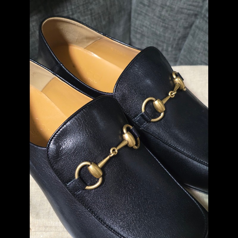 [全新] Gucci 經典馬銜扣樂福鞋 8-2