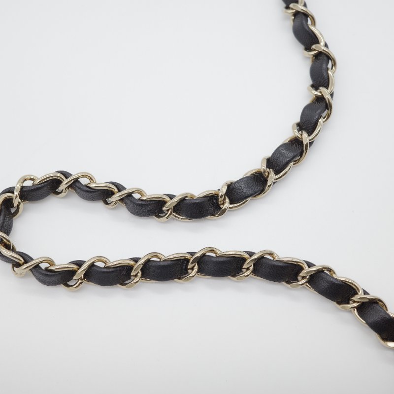 Chanel 香奈兒 CF Mini Square 迷你方胖子 黑色 小羊皮 淺金扣 翻蓋包 斜背包 肩背包-5