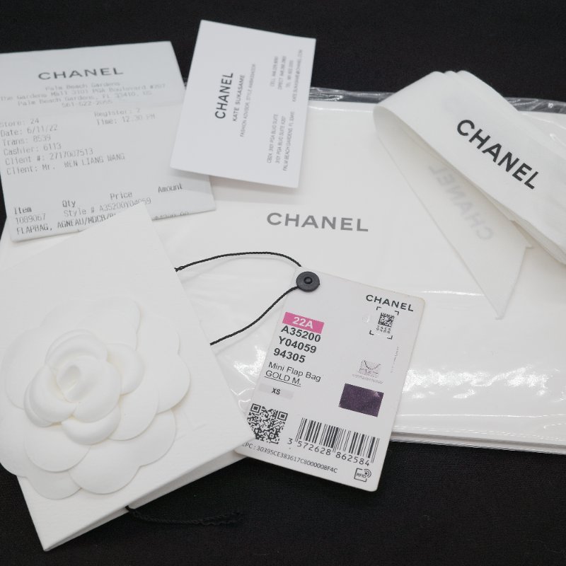 Chanel 香奈兒 CF Mini Square 迷你方胖子 黑色 小羊皮 淺金扣 翻蓋包 斜背包 肩背包-8