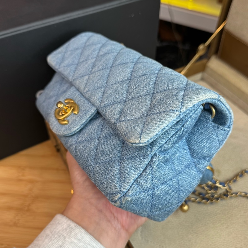 上架中🔑Chanel 新款金球牛仔CF20鏈包-3