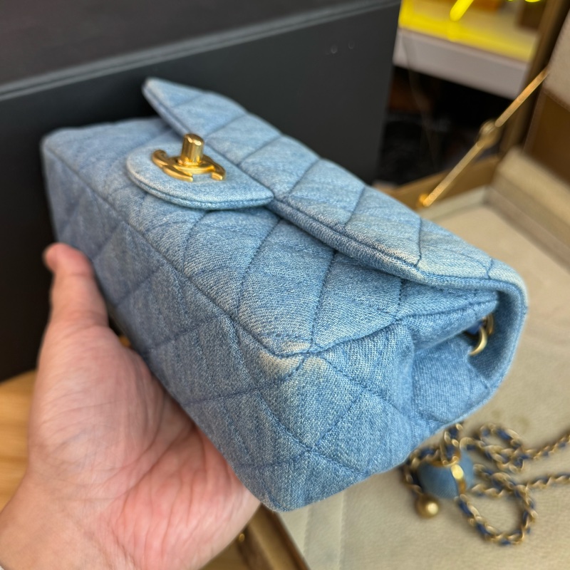 上架中🔑Chanel 新款金球牛仔CF20鏈包-4