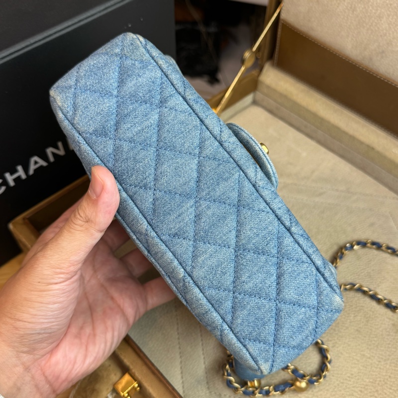 上架中🔑Chanel 新款金球牛仔CF20鏈包-7