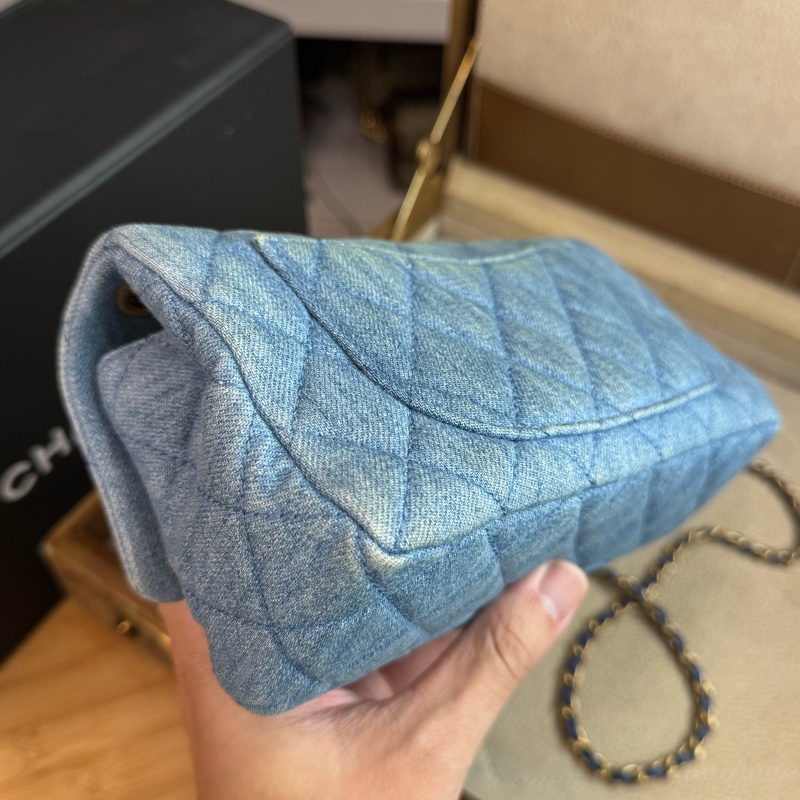 上架中🔑Chanel 新款金球牛仔CF20鏈包-9