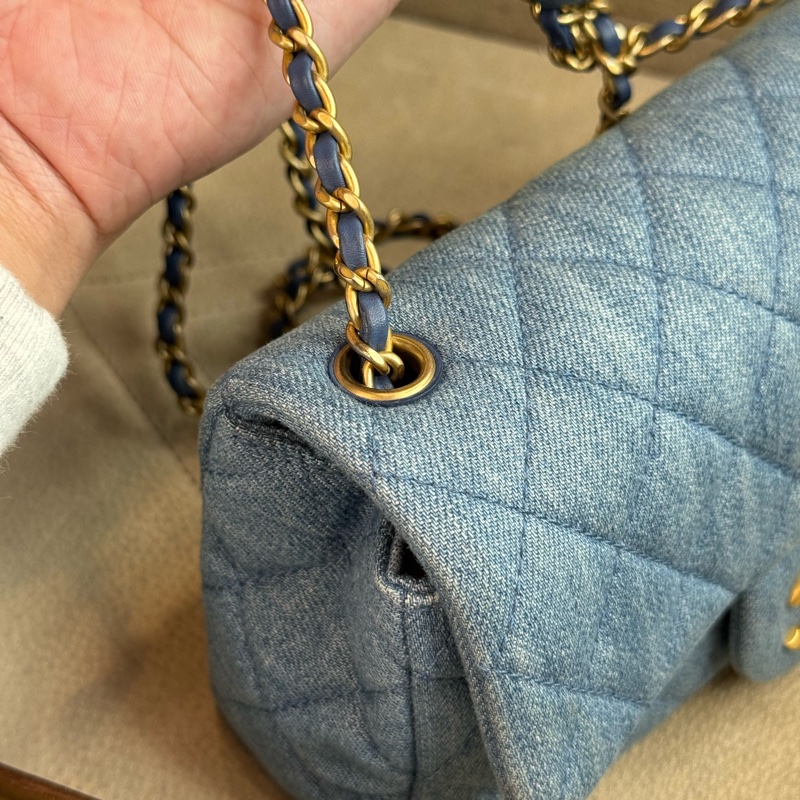 上架中🔑Chanel 新款金球牛仔CF20鏈包-14