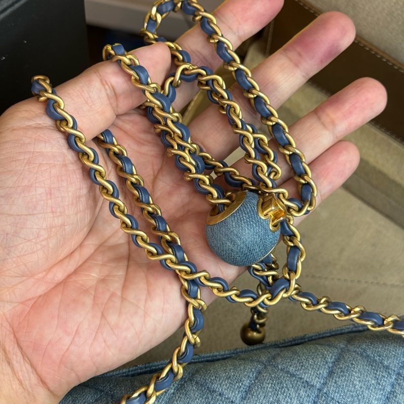 上架中🔑Chanel 新款金球牛仔CF20鏈包-16