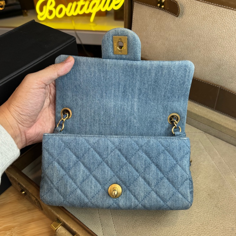 上架中🔑Chanel 新款金球牛仔CF20鏈包-17