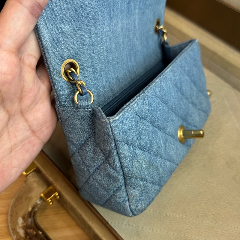 上架中🔑Chanel 新款金球牛仔CF20鏈包-21