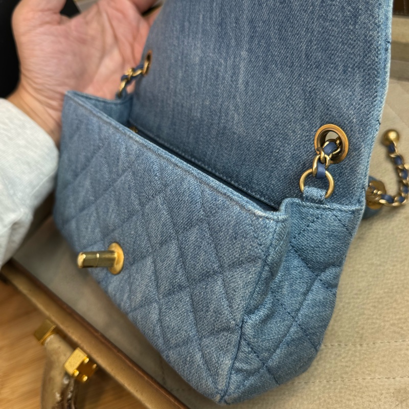 上架中🔑Chanel 新款金球牛仔CF20鏈包-22