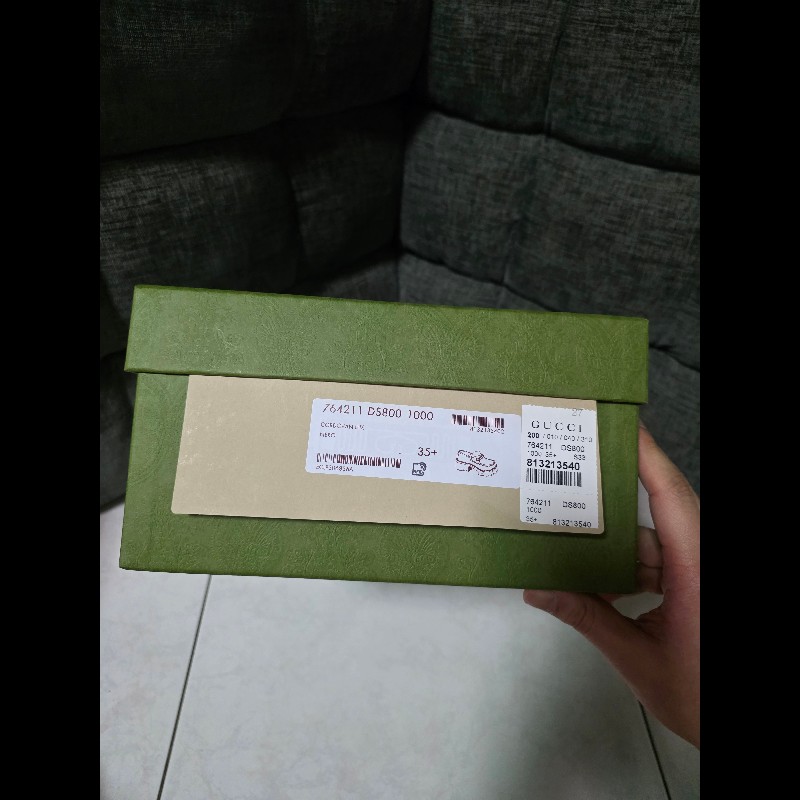 [全新]Gucci 經典馬銜扣厚底樂福鞋 35+-6