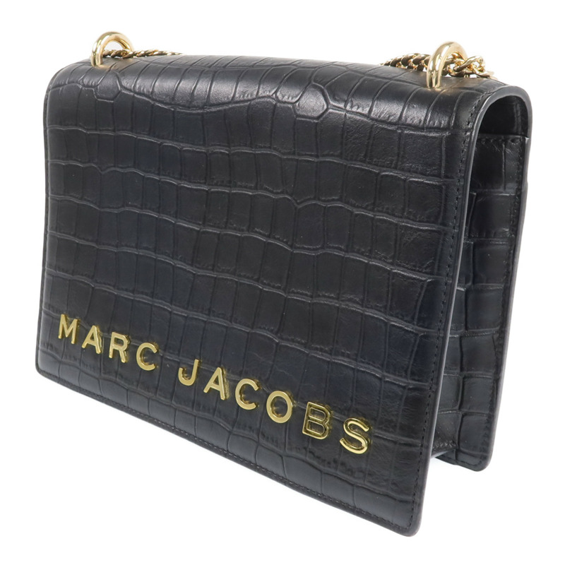 MARC BY MARC JACOBS 牛皮皮革Chain Shoulder Bag金扣鏈帶肩背袋-1