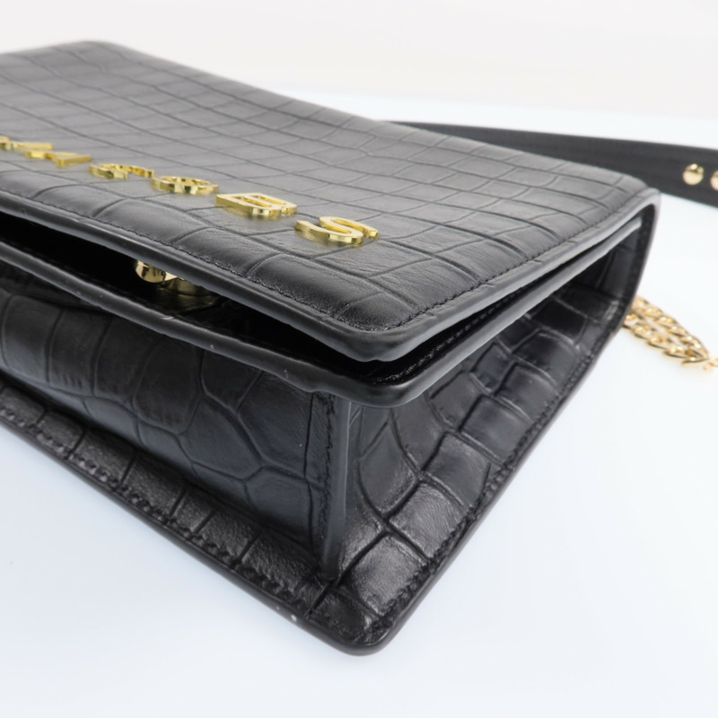 MARC BY MARC JACOBS 牛皮皮革Chain Shoulder Bag金扣鏈帶肩背袋-9