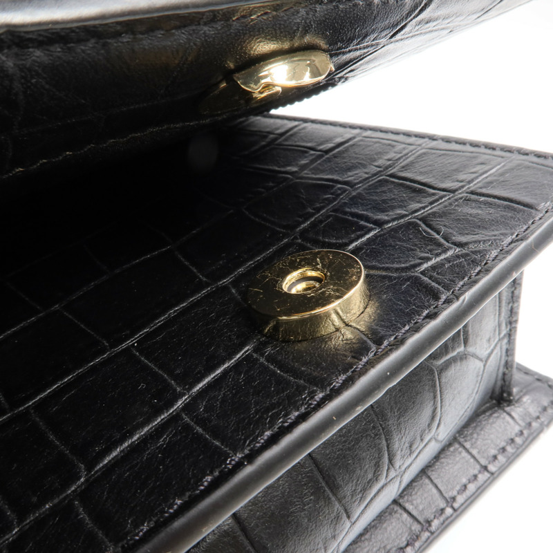 MARC BY MARC JACOBS 牛皮皮革Chain Shoulder Bag金扣鏈帶肩背袋-14