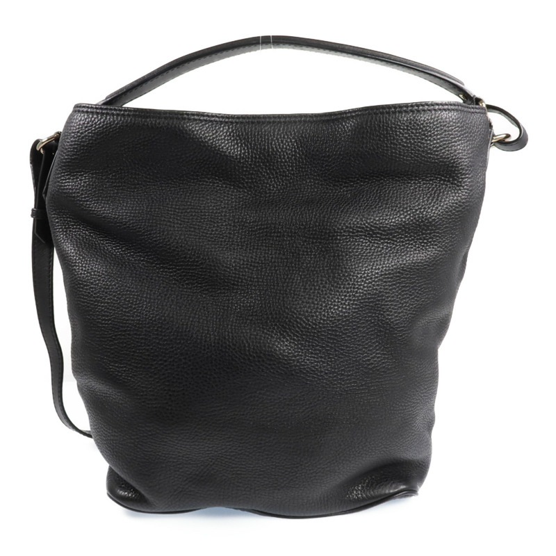 BURBERRY 牛皮皮革Ashby Leather Hobo金扣手挽肩背兩用袋-2