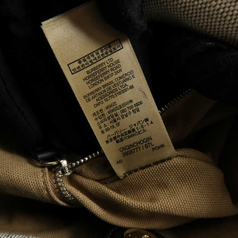 BURBERRY 牛皮皮革Ashby Leather Hobo金扣手挽肩背兩用袋-9