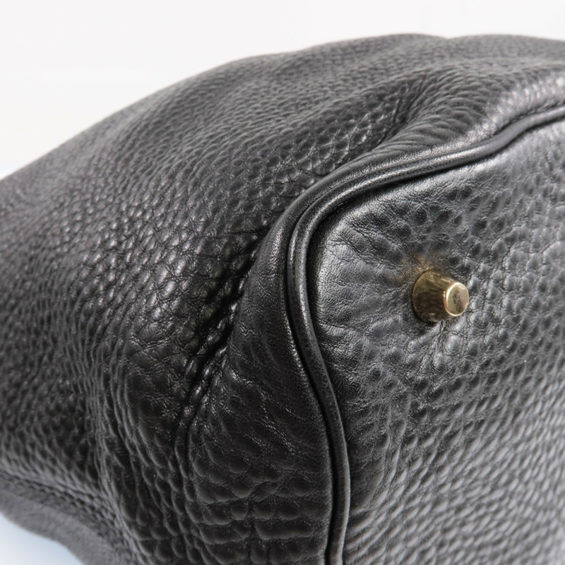 BURBERRY 牛皮皮革Ashby Leather Hobo金扣手挽肩背兩用袋-12