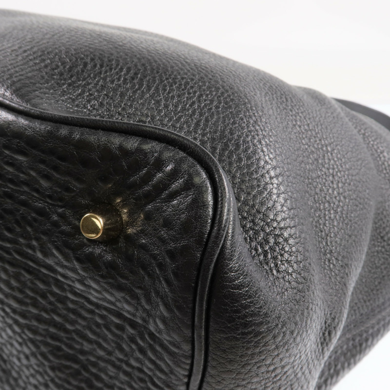 BURBERRY 牛皮皮革Ashby Leather Hobo金扣手挽肩背兩用袋-13