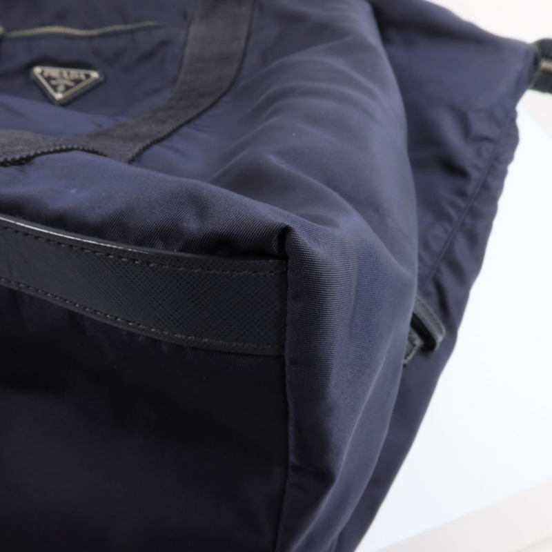 PRADA 尼龍Sholder Bag銀扣肩背袋-16